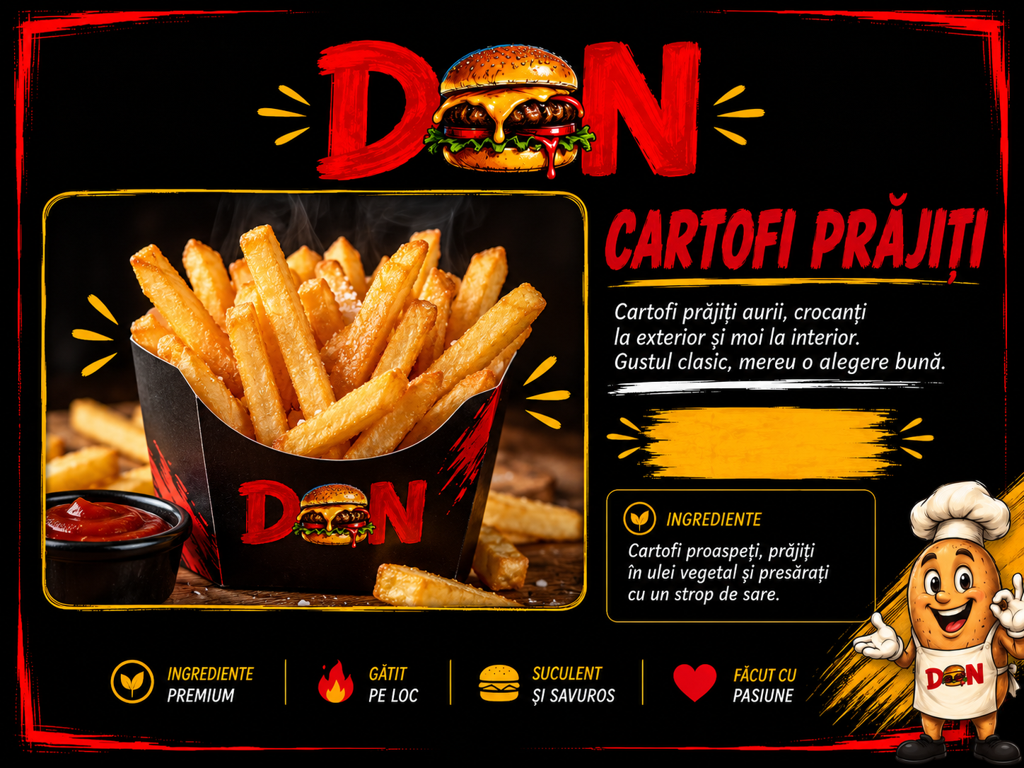 CARTOFI prăjiți