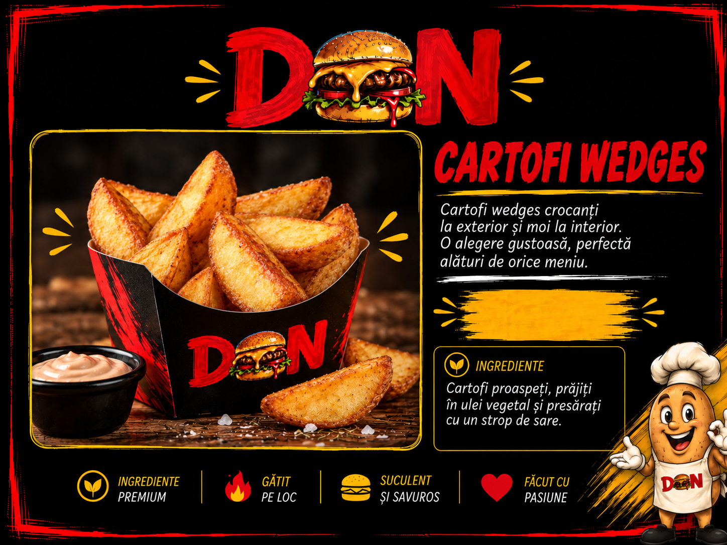 CARTOFI WEDGES