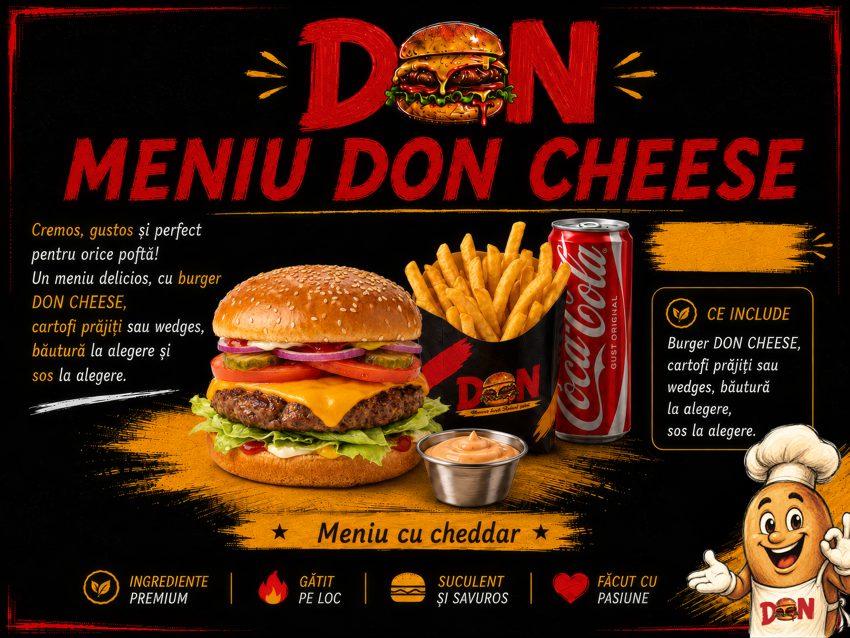 Meniu DON CHEESE