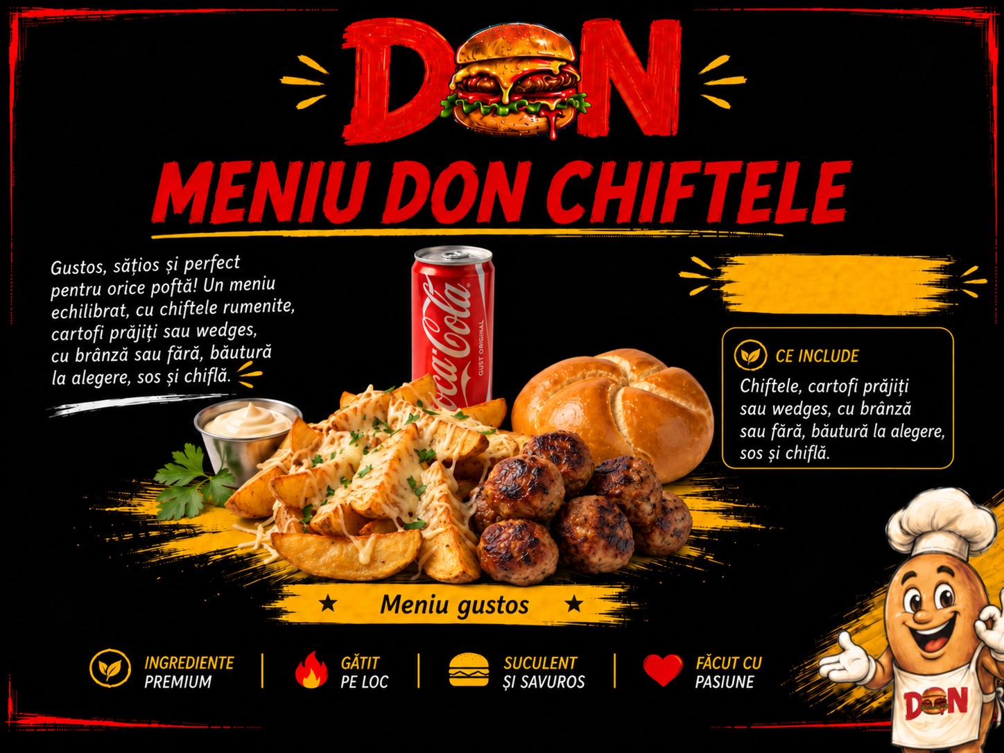 MENIU DON CHIFTELE